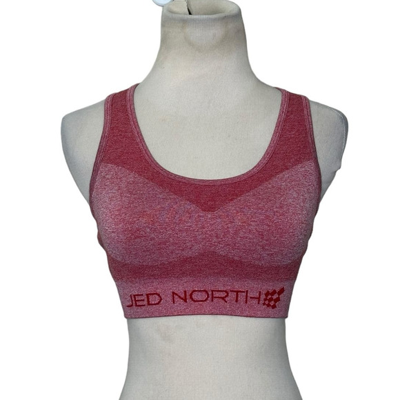 Jed North pink red racer back sports bra size XS/S - Picture 7 of 7